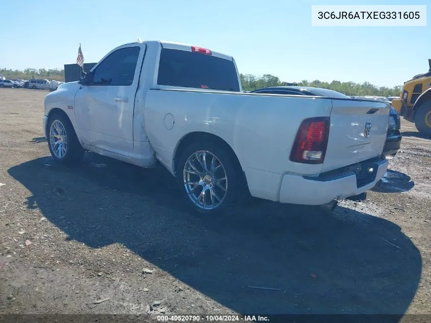 2014 Ram 1500 Express VIN: 3C6JR6ATXEG331605 Lot: 40520790