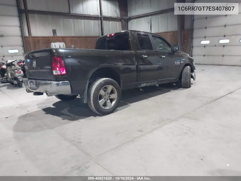 2014 Ram 1500 Big Horn VIN: 1C6RR7GT7ES407807 Lot: 40521620