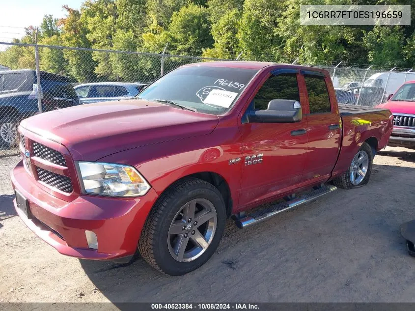 2014 Ram 1500 St VIN: 1C6RR7FT0ES196659 Lot: 40523384