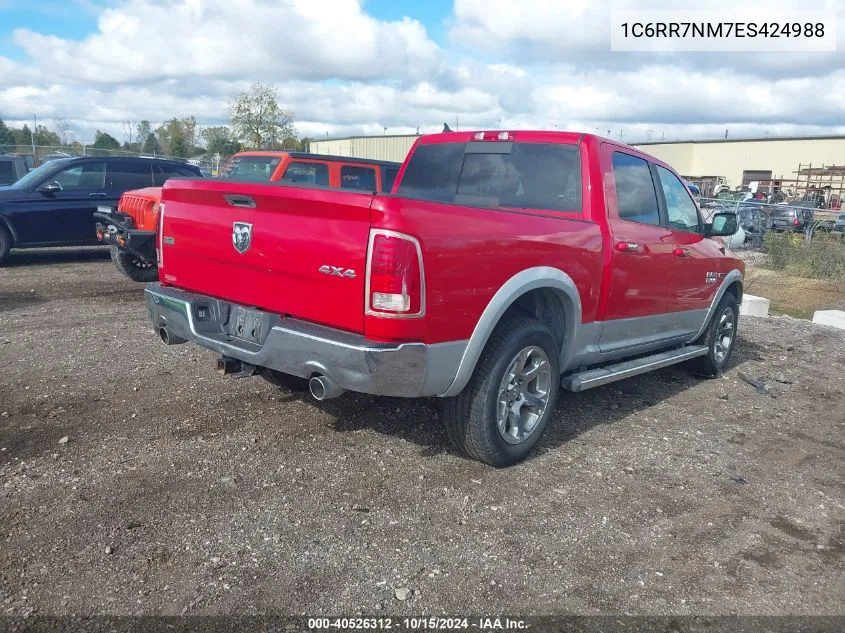 2014 Ram 1500 Laramie VIN: 1C6RR7NM7ES424988 Lot: 40526312