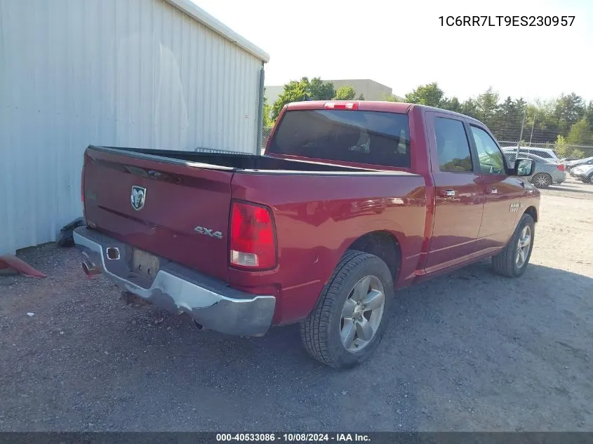 2014 Ram 1500 Slt VIN: 1C6RR7LT9ES230957 Lot: 40533086