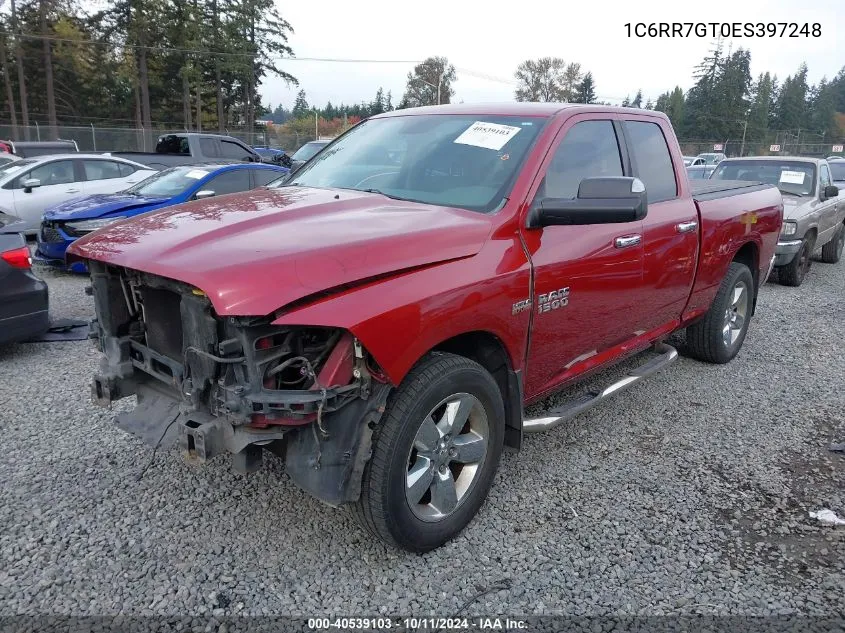 2014 Ram 1500 Big Horn VIN: 1C6RR7GT0ES397248 Lot: 40539103