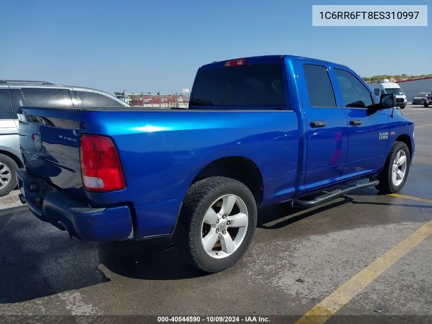 2014 Ram 1500 Express VIN: 1C6RR6FT8ES310997 Lot: 40544590