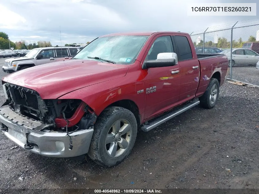 2014 Ram 1500 Slt VIN: 1C6RR7GT1ES260321 Lot: 40548962