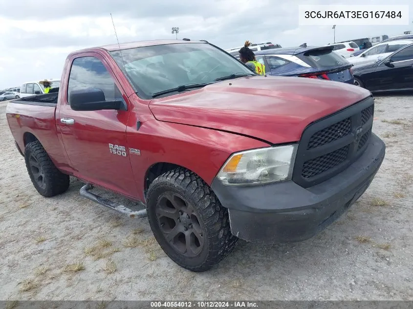 2014 Ram 1500 Tradesman VIN: 3C6JR6AT3EG167484 Lot: 40554012