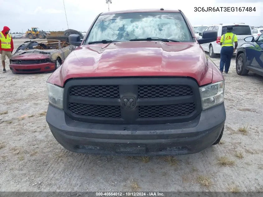 2014 Ram 1500 Tradesman VIN: 3C6JR6AT3EG167484 Lot: 40554012