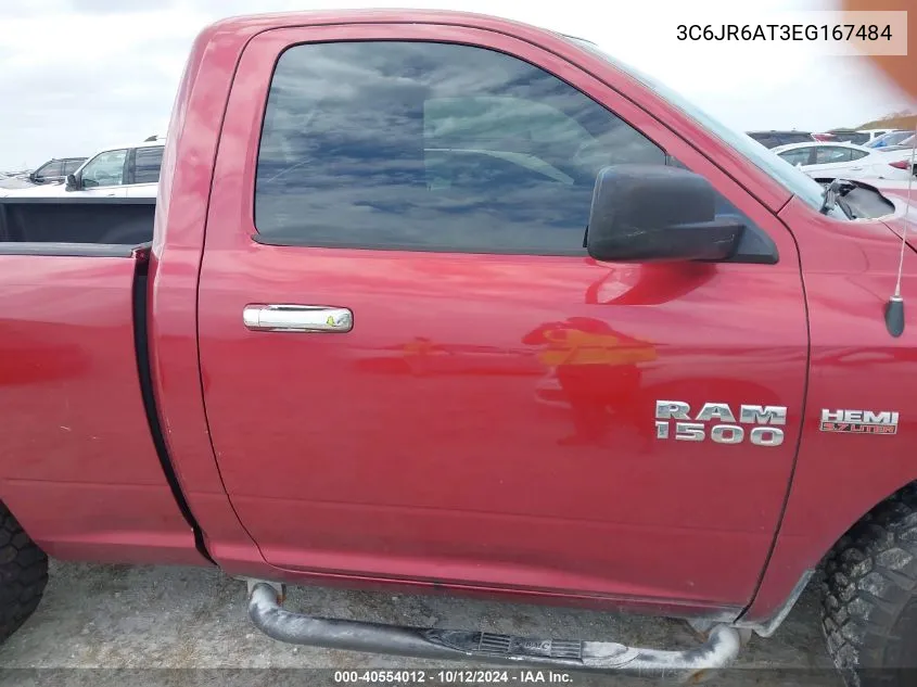 2014 Ram 1500 Tradesman VIN: 3C6JR6AT3EG167484 Lot: 40554012