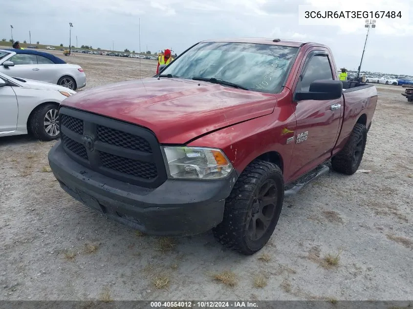 2014 Ram 1500 Tradesman VIN: 3C6JR6AT3EG167484 Lot: 40554012