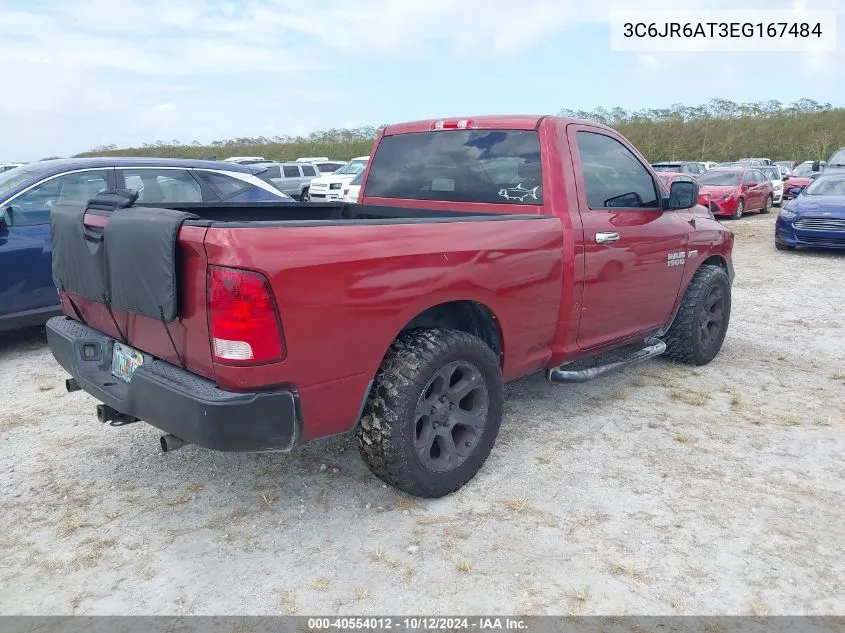 2014 Ram 1500 Tradesman VIN: 3C6JR6AT3EG167484 Lot: 40554012