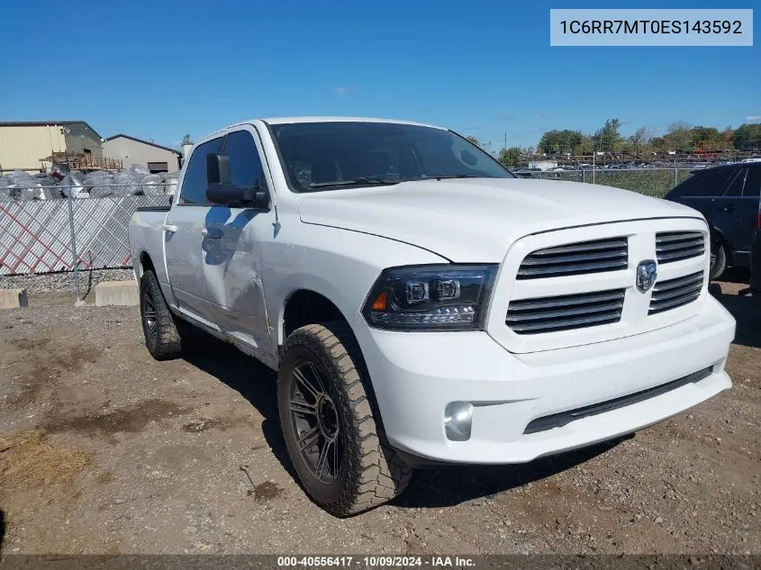 2014 Ram 1500 Sport VIN: 1C6RR7MT0ES143592 Lot: 40556417