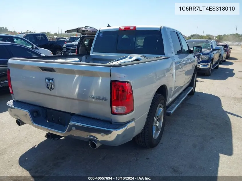 2014 Ram 1500 Lone Star VIN: 1C6RR7LT4ES318010 Lot: 40557694