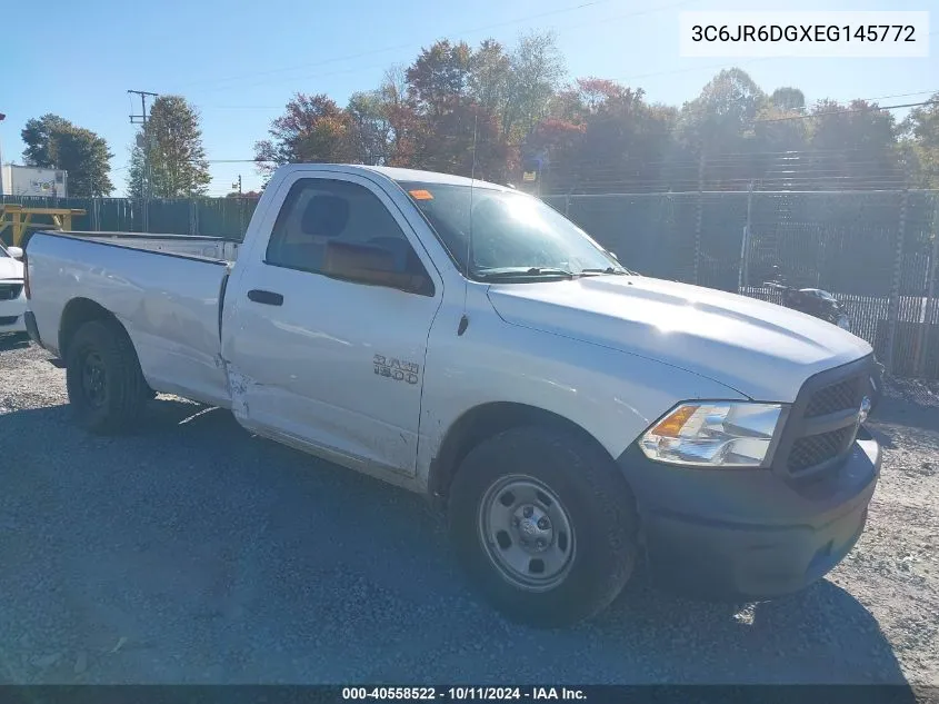 2014 Ram 1500 Tradesman VIN: 3C6JR6DGXEG145772 Lot: 40558522