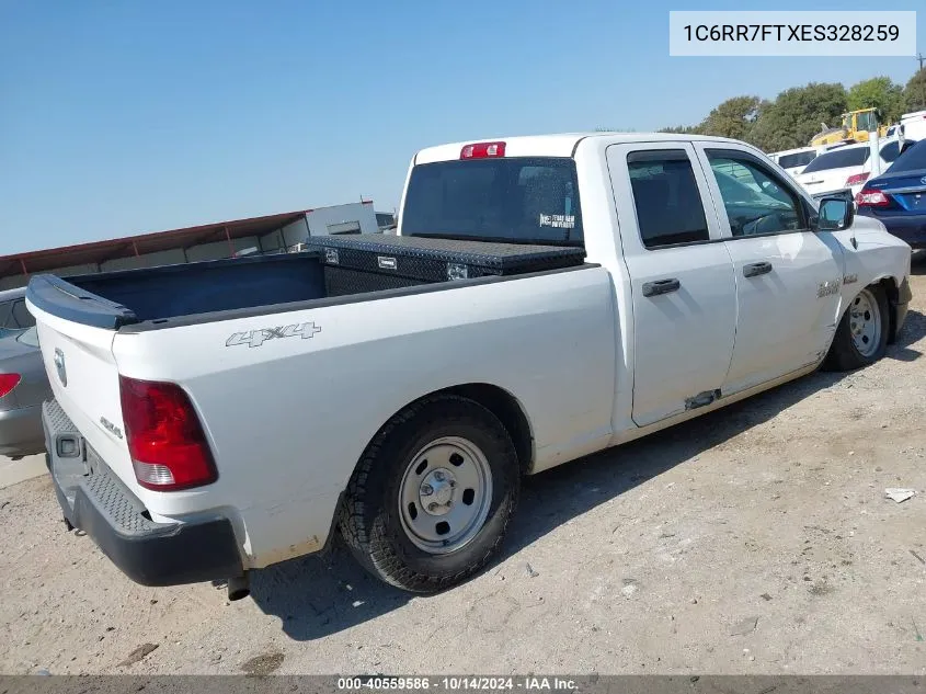 2014 Ram 1500 Tradesman VIN: 1C6RR7FTXES328259 Lot: 40559586