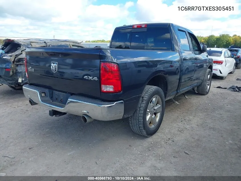 1C6RR7GTXES305451 2014 Ram 1500 Big Horn