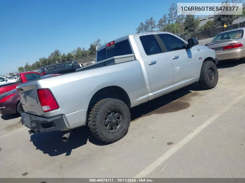 2014 Ram 1500 Slt VIN: 1C6RR6GT8ES478377 Lot: 40574111