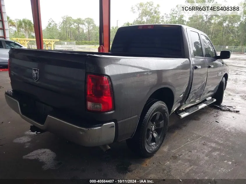 2014 Ram 1500 Slt VIN: 1C6RR6GT4ES408388 Lot: 40584407