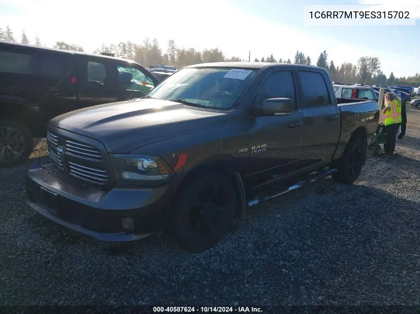 2014 Ram 1500 Sport VIN: 1C6RR7MT9ES315702 Lot: 40587624