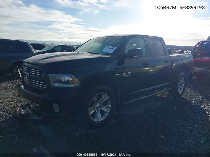 2014 Ram 1500 Sport VIN: 1C6RR7MT5ES399193 Lot: 40588589