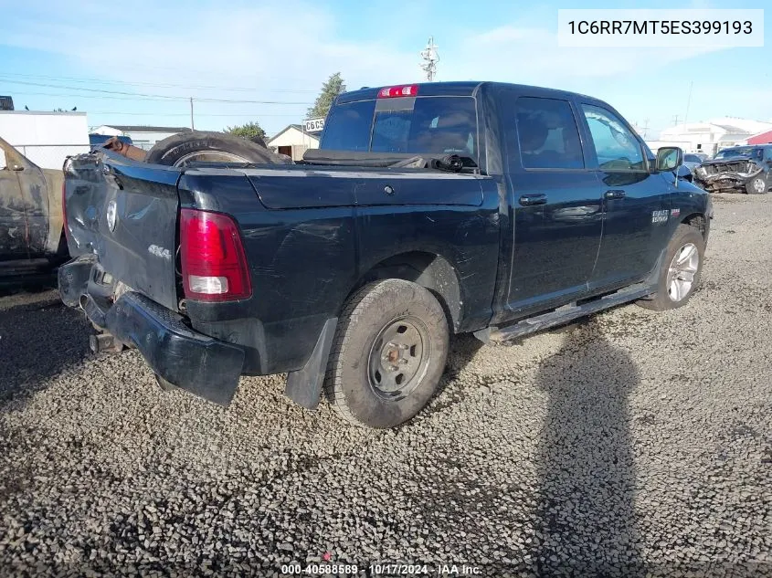 2014 Ram 1500 Sport VIN: 1C6RR7MT5ES399193 Lot: 40588589