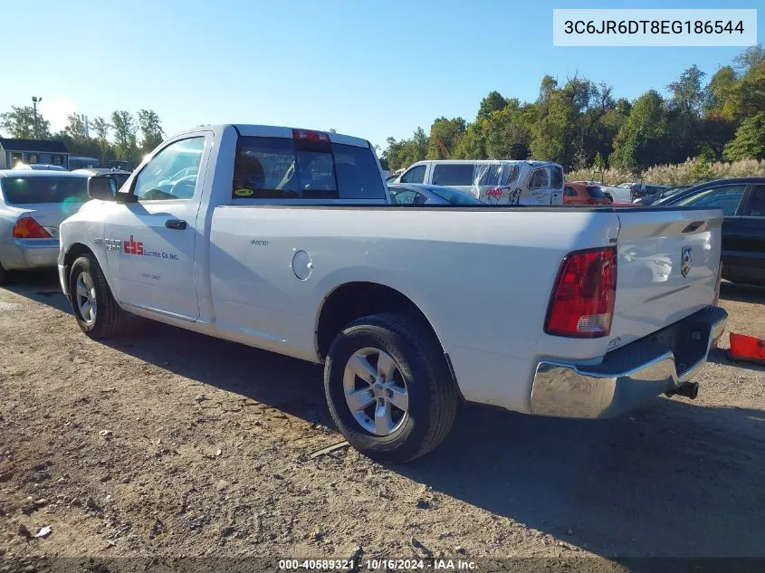 2014 Ram 1500 Tradesman VIN: 3C6JR6DT8EG186544 Lot: 40589321