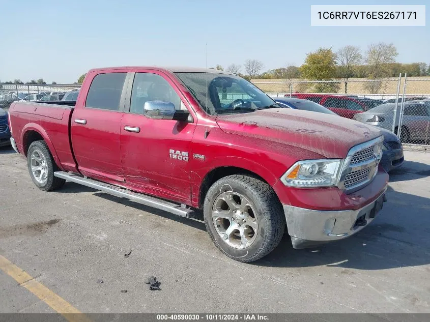 2014 Ram 1500 Laramie VIN: 1C6RR7VT6ES267171 Lot: 40590030