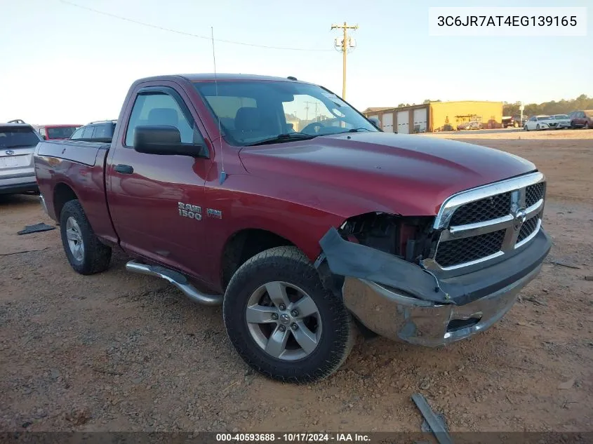 2014 Ram 1500 Tradesman VIN: 3C6JR7AT4EG139165 Lot: 40593688