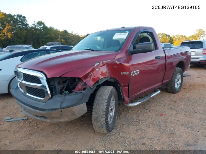 2014 Ram 1500 Tradesman VIN: 3C6JR7AT4EG139165 Lot: 40593688