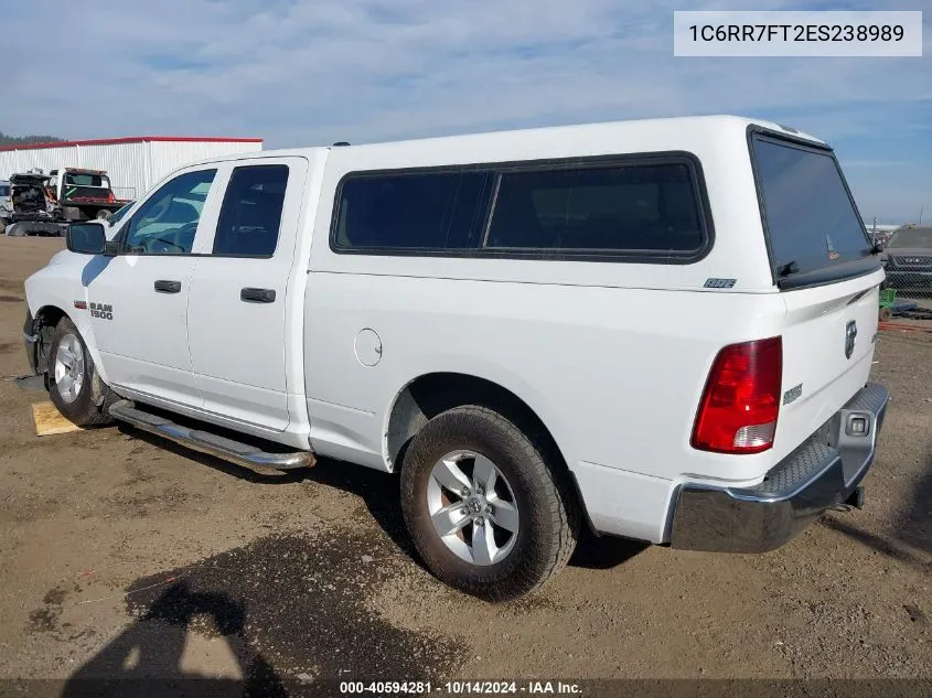 2014 Ram 1500 St VIN: 1C6RR7FT2ES238989 Lot: 40594281