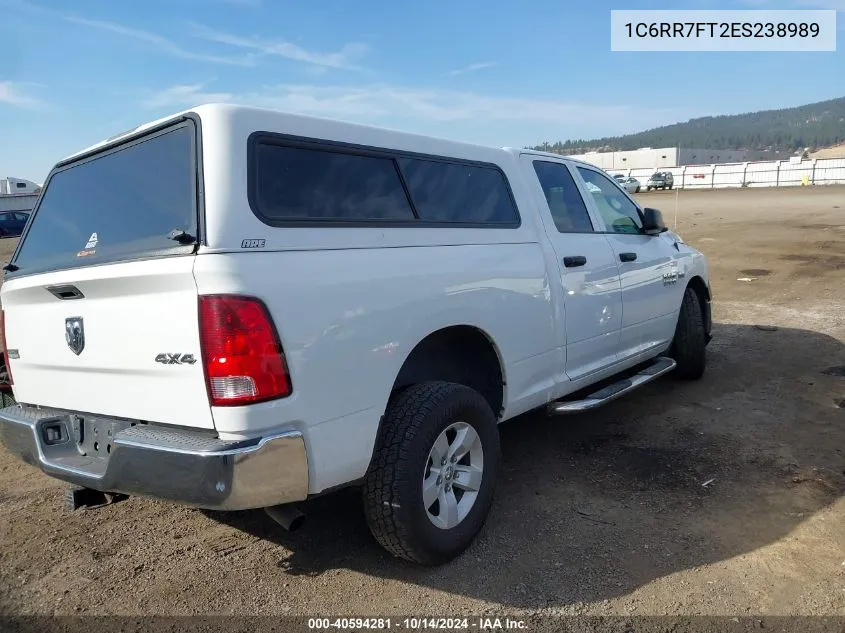 2014 Ram 1500 St VIN: 1C6RR7FT2ES238989 Lot: 40594281