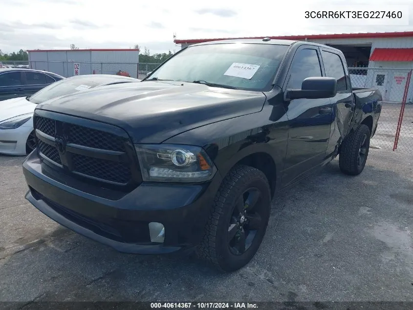 2014 Ram 1500 Express VIN: 3C6RR6KT3EG227460 Lot: 40614367