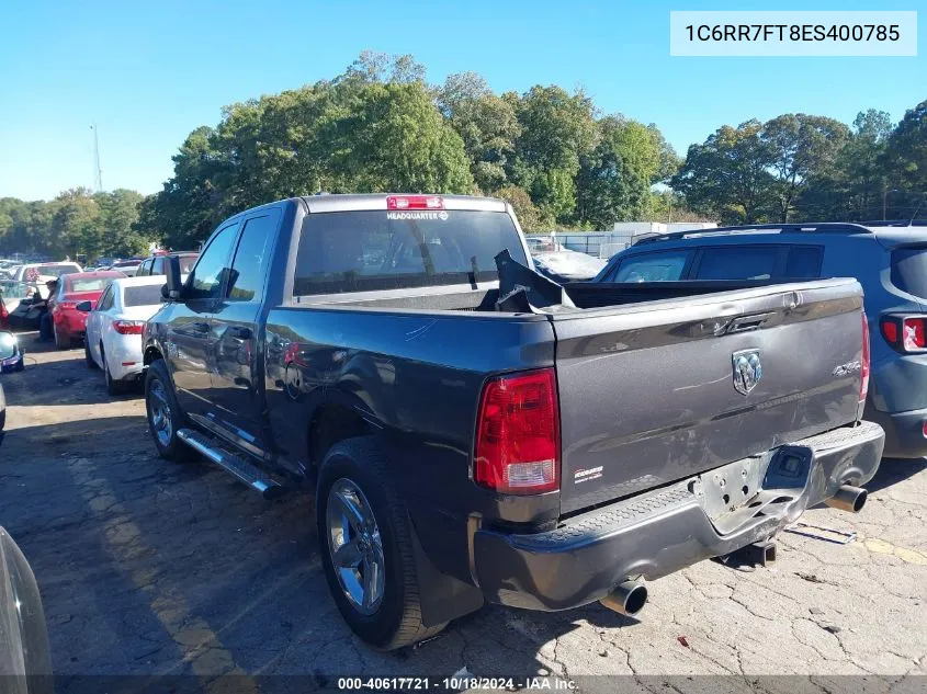 2014 Ram 1500 St VIN: 1C6RR7FT8ES400785 Lot: 40617721