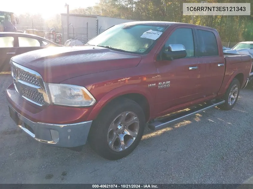 2014 Ram 1500 Laramie VIN: 1C6RR7NT3ES121343 Lot: 40621074