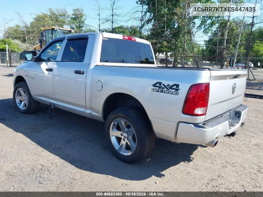 2014 Ram 1500 Express VIN: 1C6RR7KTXES447435 Lot: 40621383