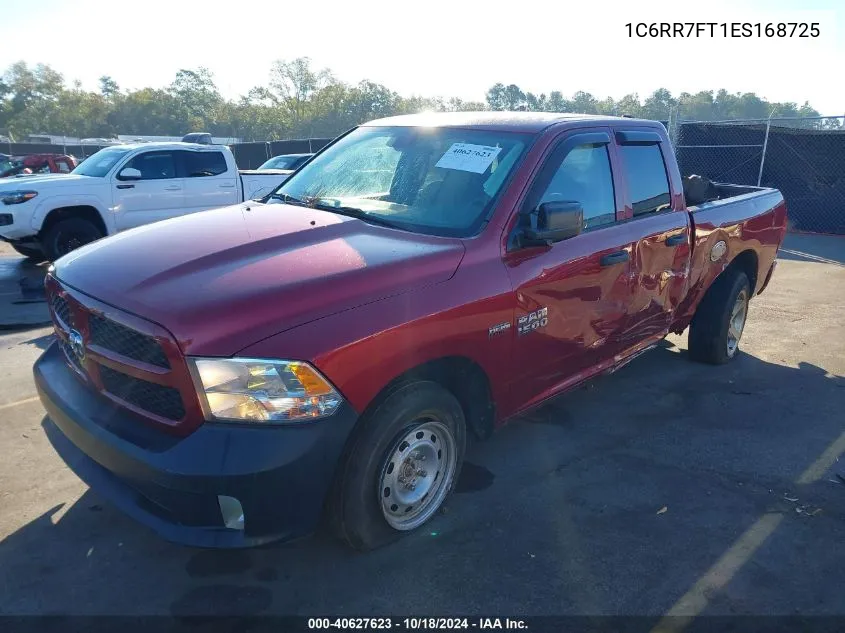 2014 Ram 1500 Express VIN: 1C6RR7FT1ES168725 Lot: 40627623