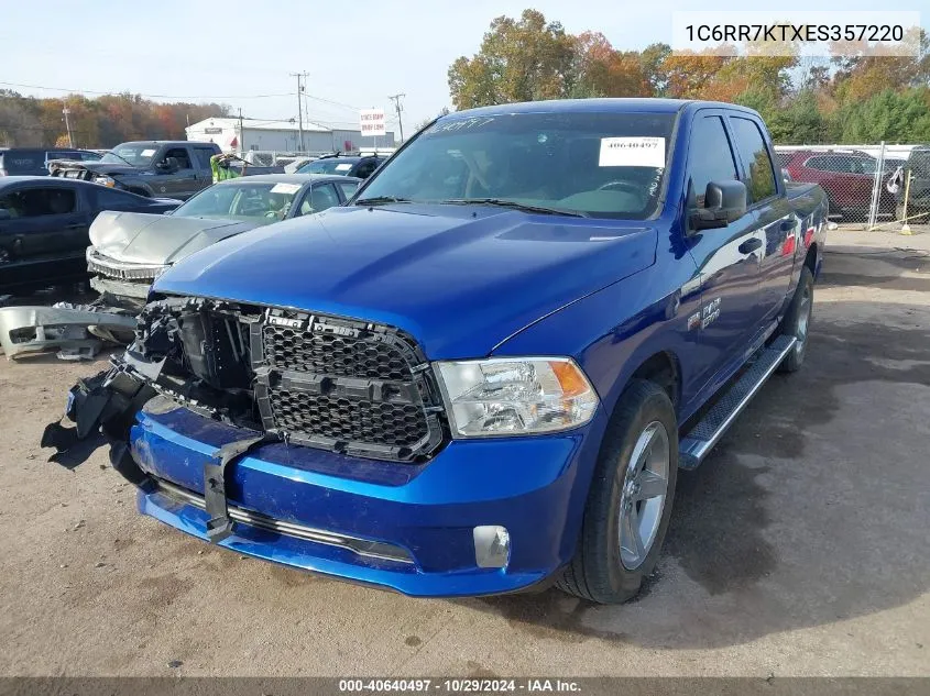 2014 Ram 1500 Express VIN: 1C6RR7KTXES357220 Lot: 40640497