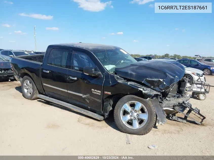 2014 Ram 1500 Lone Star VIN: 1C6RR7LT2ES187661 Lot: 40652629