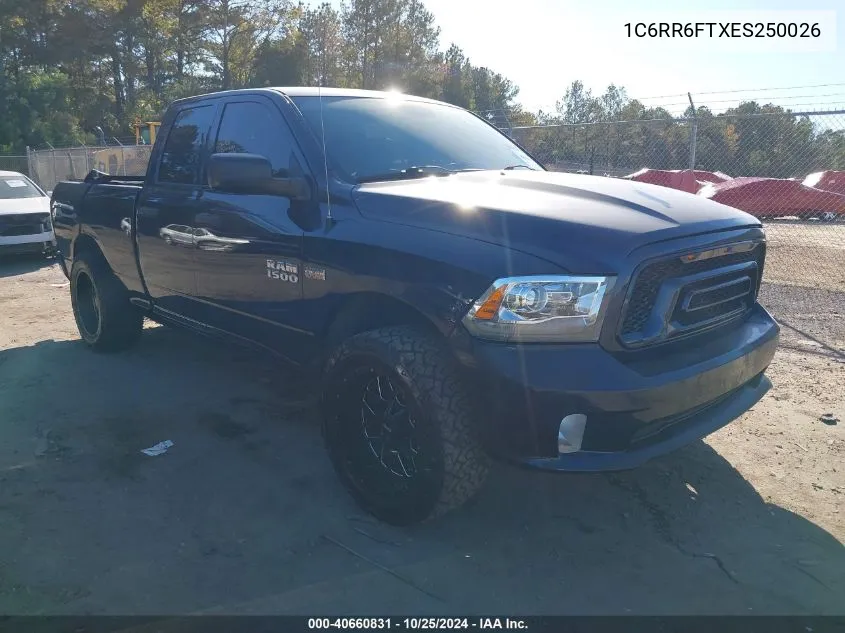 2014 Ram 1500 Express VIN: 1C6RR6FTXES250026 Lot: 40660831