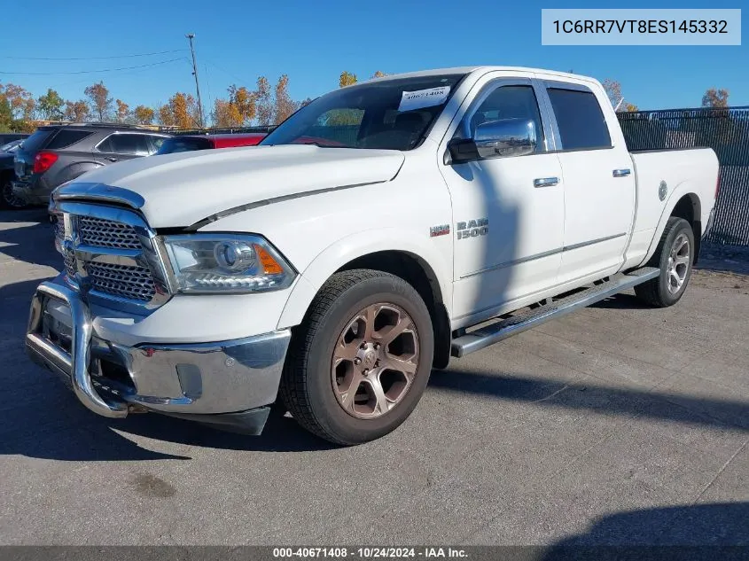 2014 Ram 1500 Laramie VIN: 1C6RR7VT8ES145332 Lot: 40671408