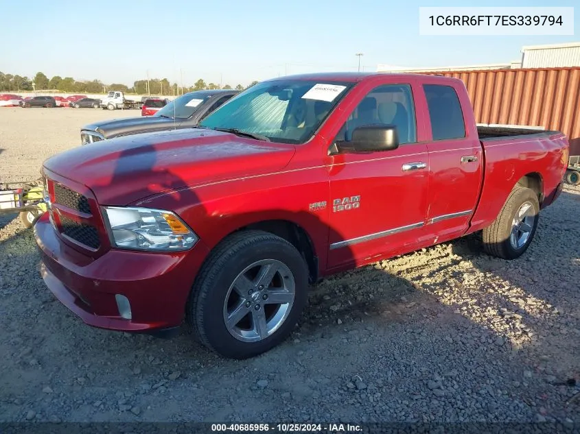 2014 Ram 1500 St VIN: 1C6RR6FT7ES339794 Lot: 40685956