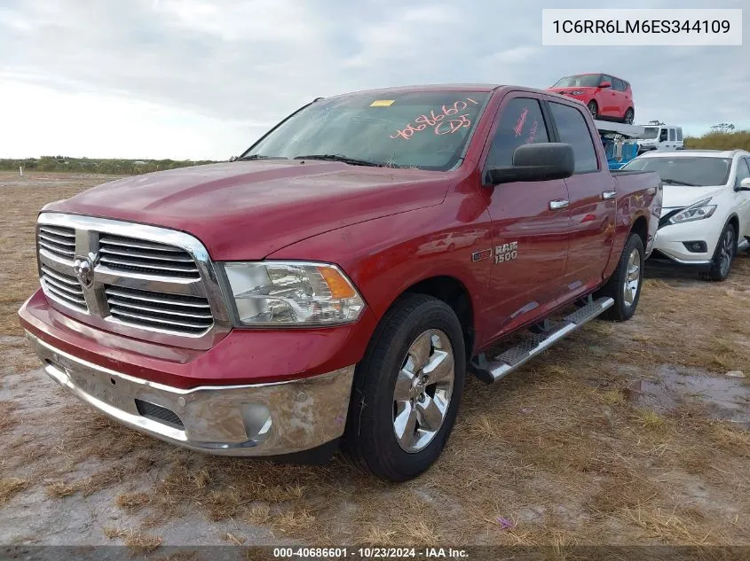 2014 Ram 1500 Big Horn VIN: 1C6RR6LM6ES344109 Lot: 40686601