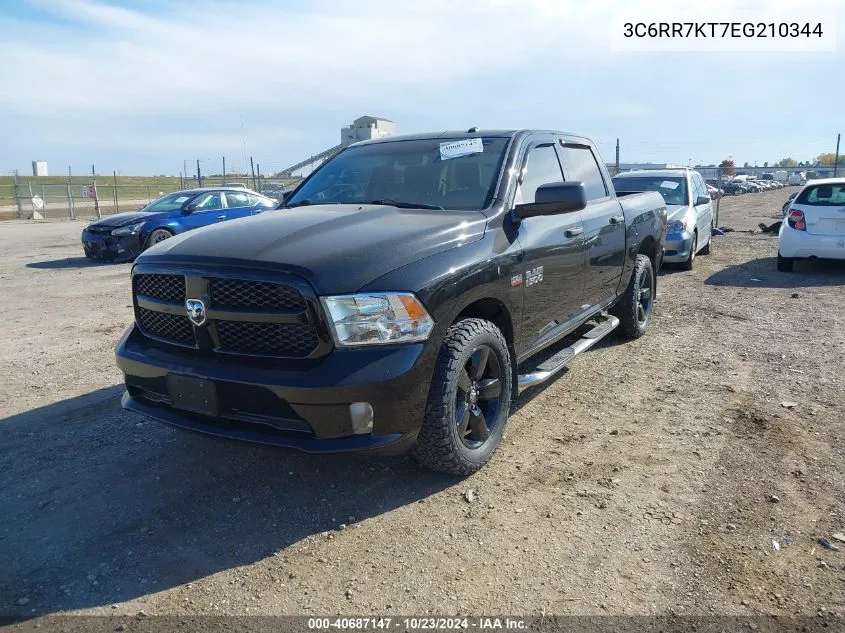 2014 Ram 1500 Express VIN: 3C6RR7KT7EG210344 Lot: 40687147