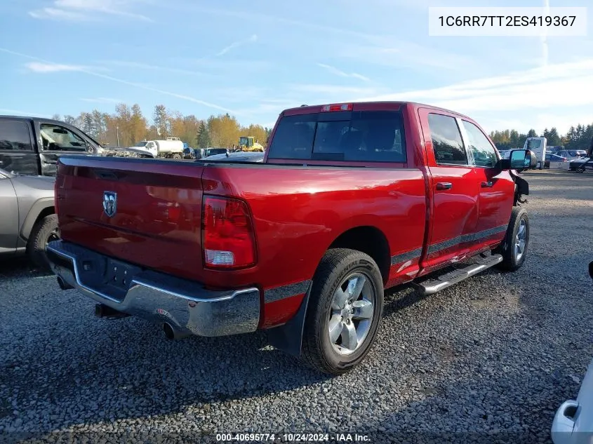 2014 Ram 1500 Big Horn VIN: 1C6RR7TT2ES419367 Lot: 40695774