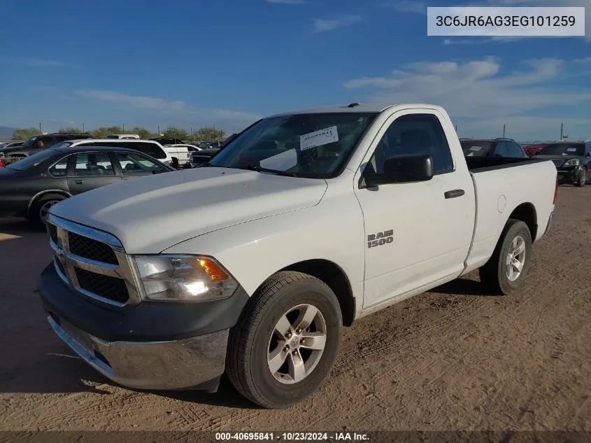 2014 Ram 1500 Tradesman VIN: 3C6JR6AG3EG101259 Lot: 40695841