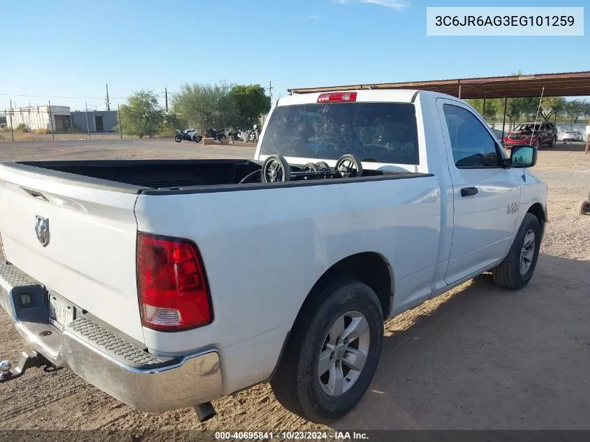 2014 Ram 1500 Tradesman VIN: 3C6JR6AG3EG101259 Lot: 40695841