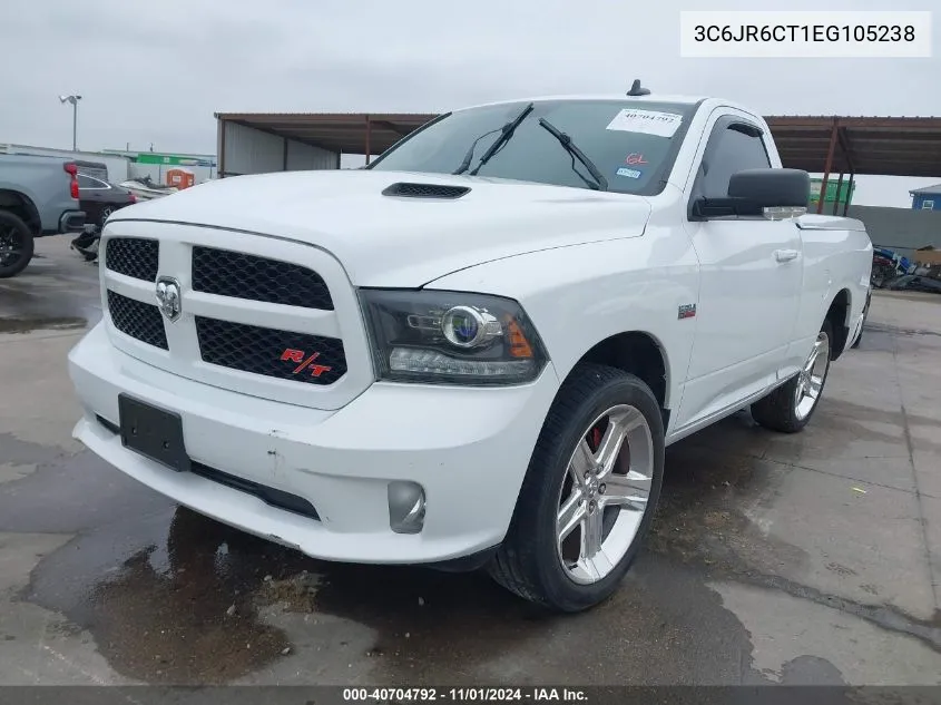 2014 Ram 1500 R/T VIN: 3C6JR6CT1EG105238 Lot: 40704792