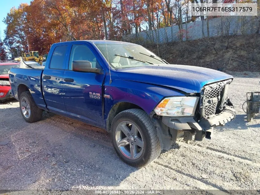 2014 Ram 1500 Express VIN: 1C6RR7FT6ES317579 Lot: 40706943