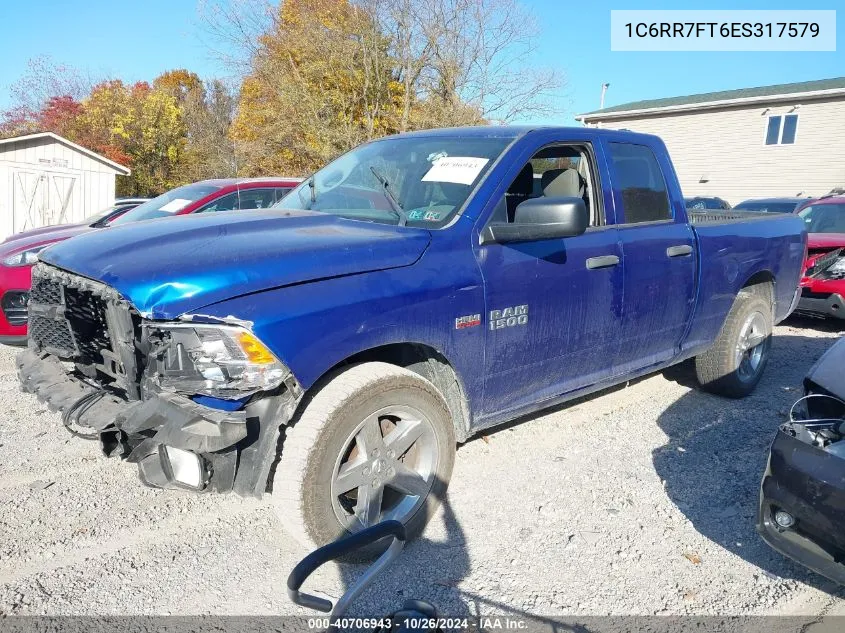 2014 Ram 1500 Express VIN: 1C6RR7FT6ES317579 Lot: 40706943