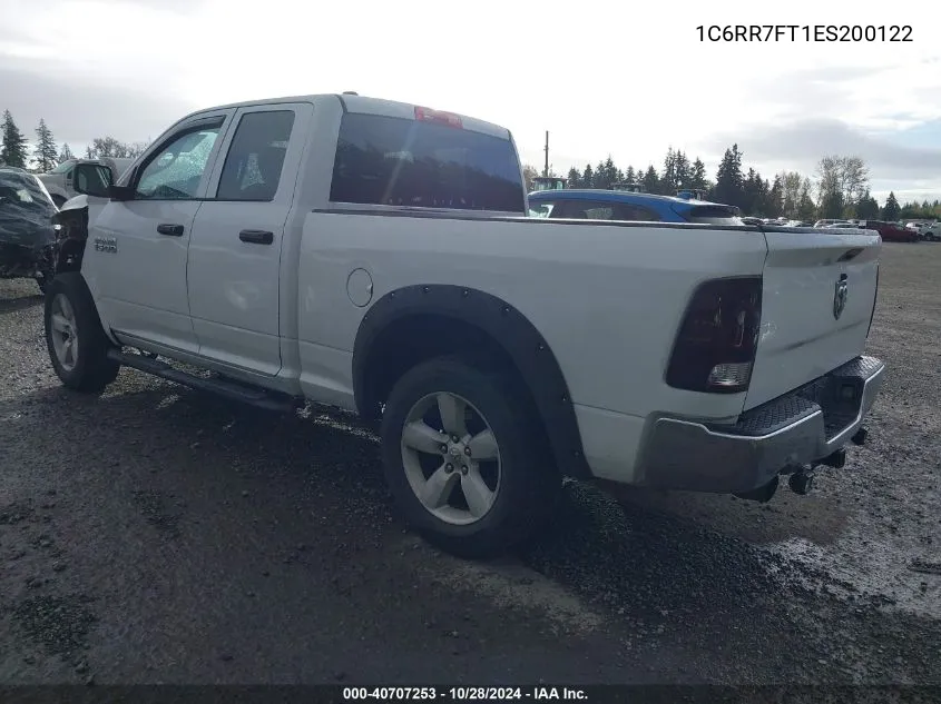 2014 Ram 1500 Express VIN: 1C6RR7FT1ES200122 Lot: 40707253