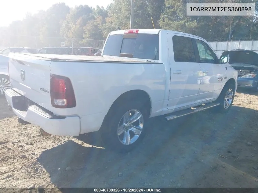 2014 Ram 1500 Sport VIN: 1C6RR7MT2ES360898 Lot: 40709326