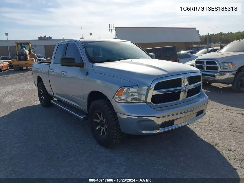 2014 Ram 1500 Slt VIN: 1C6RR7GT3ES186318 Lot: 40717606